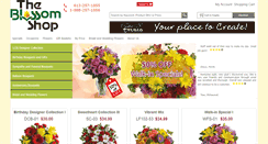Desktop Screenshot of blossomshop.ca